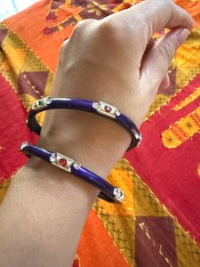 Any 1 Glass Bangle Set | Dazzling Colours