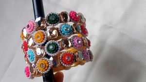 Colorful Ethnic Bangles Set✨🌈