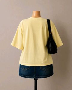 🧸✨Book Girl Summer Oversized Tee ☕💛