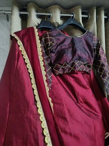 Maroon Lehenga Choli Set
