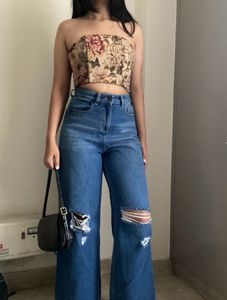 Off Duty India High Waist Baggy Jeans