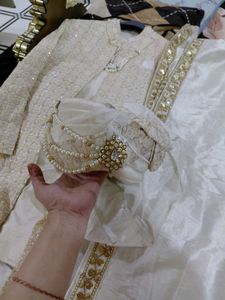Wedding sherwani with all accesories