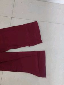 Maroon Leggings