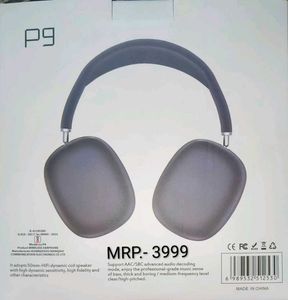 Wireless Silver Headphones