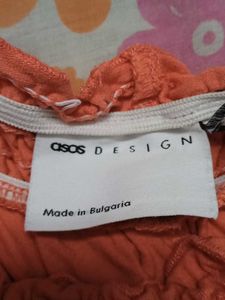 2 shorts peach and stripe free size