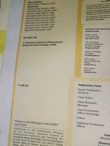 Chemistry Part 1 + 2 - XI Class Textbook