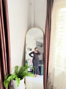 Elegant Long Sleeve black Mermaid Dress