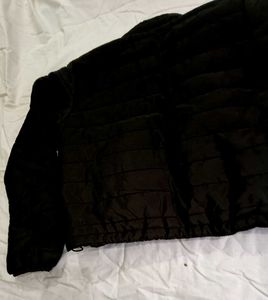 Stylish Black Quilted Jacket