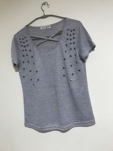 Korean Silver Shimmer Top