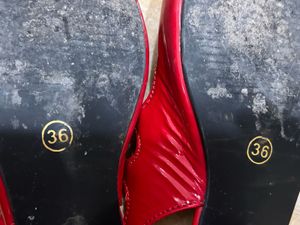 Chic Red Patent Mary Jane Flats