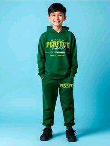 Boys Green Sweatshirt & Jogger Set
