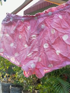 Pink Polka Dot Lounge Shorts