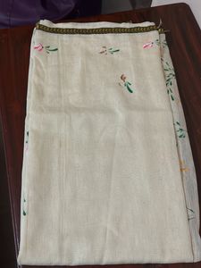 White Cotton Saree With Floral Prints