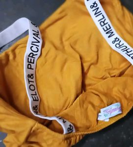 Yellow Sports Bra