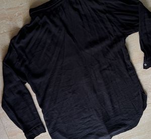 Black Cotton Shirt