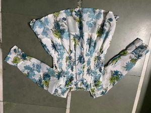 Floral Smocked Long Sleeve Top