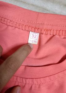 Pink color t shirt for kids