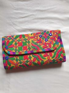 Handmade Embroidered Clutch