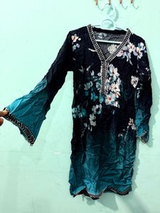 Beautiful Floral Print Kurta