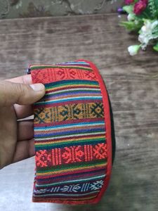 Unique Handcrafted Woolen Hat with Woven Band