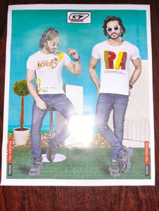 Men's T-shirt (Size -L)(Pack Of 2)