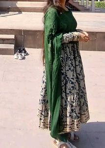 Elegant Printed Kurta Set with Dupatta