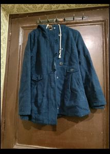 Cozy Teal Toggle Coat with Hood Nd sweater free