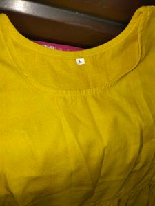 Yellow Casual Dress