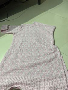 cute pink short kurta