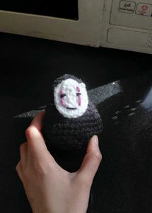 Handmade No Face Keychain
