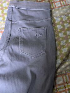 Comfortable Grey Pull-On Pants