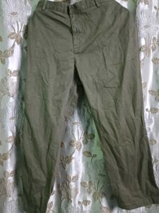 Olive Green Chino Pants