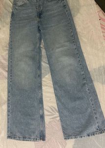 Light Wash Wide Leg Jeans