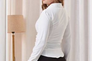 White Puff Sleeve Top