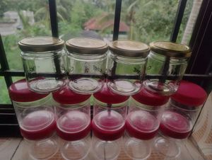 10(Plastic)+4(Glass) Containers