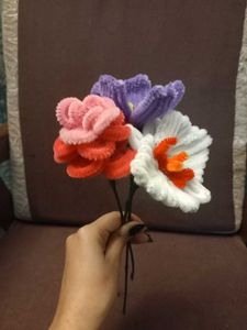 Handmade Pipe Cleaner Flowers