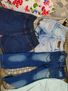 Combo Of 4 Jens And 3 Shorts