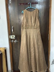 Stunning Gold Ethnic Gown