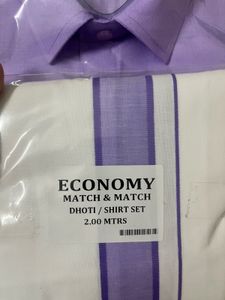 Economy Dhoti/Shirt Set