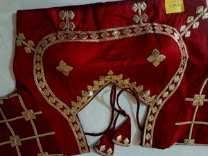 Maroon Embroidered Blouse