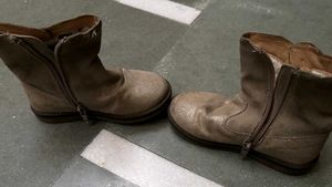 Kids Faux Leather Boots With Bow(2.5-4 yrs)