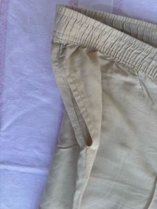 Go Colors Womens Cream Pant