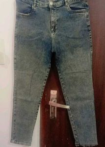 Stylish Acid Wash Denim Jeans