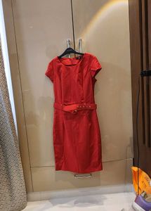 MANGO Red Party Dress