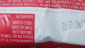 Huggies Dry Tape Diapers NB - 36 Piece