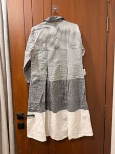 Striped Casual linen  Dress