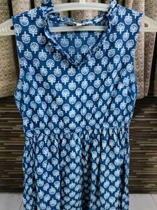 Printed Sleeveless Dress