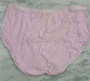 Comfortable Pink Cotton Briefs