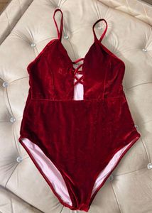 Velvet One-Piece bodysuit