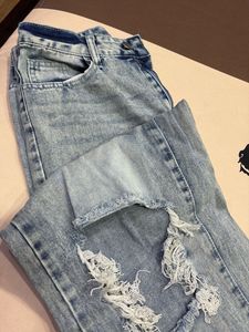 Distressed Light Wash Jeans